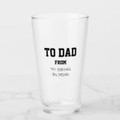 Grappige vader redenen waarom je humoristisch Drin Glas (Voorkant)