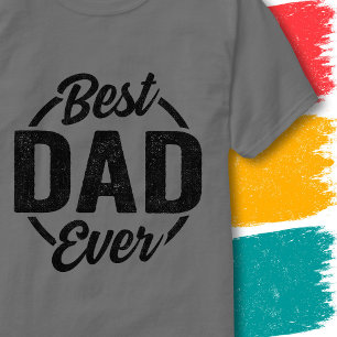 Grappige vader retro vintage stijl citaat beste va t-shirt