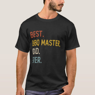 Grappige vader Shirten Beste BBQ Master vader ooit T-shirt