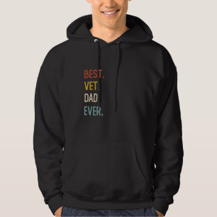 Grappige vader Shirten Beste dierenarts vader ooit Hoodie