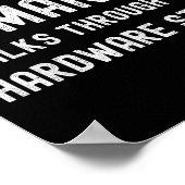 Grappige vader shirts Vaderdag Gereedschap Kerst H Poster (Hoek)
