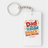 Grappige vader Sleutelhanger - de snack provider l (Voorkant)