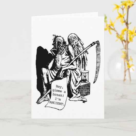 Grappige Vader Tijd Vaderdag Custom 5 "X 7" Kaart (Gele Bloem)