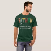 Grappige vader vader Fa vrienden T-shirt (Voorkant volledig)