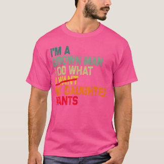 Grappige vader vader ik ben een volwassen man ik d t-shirt