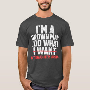 Grappige vader vader ik ben een volwassen man ik d t-shirt