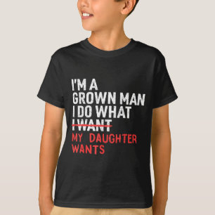 Grappige vader vader ik ben een volwassen man ik d t-shirt