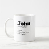 Grappige vader vadersdag, grappige cadeau mok (Links)