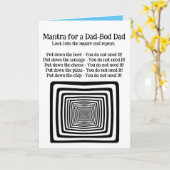 Grappige Vader Valentijnsdag Kaart (Gele Bloem)