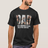 Grappige Vader Valt in Slaap T-shirt (Voorkant)