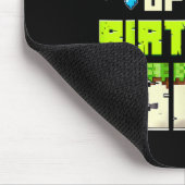 Grappige vader van de jarige video gamer pixel Bd Muismat (Hoek)
