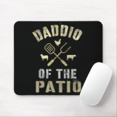 Grappige vader van de patio bbq  muismat (Met muis)