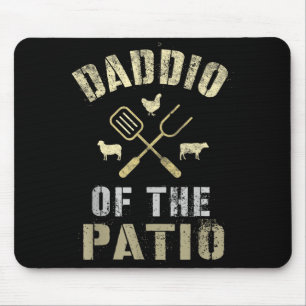 Grappige vader van de patio bbq muismat