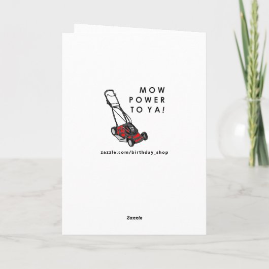 Grappige vader verjaardag kaart (Achterkant)