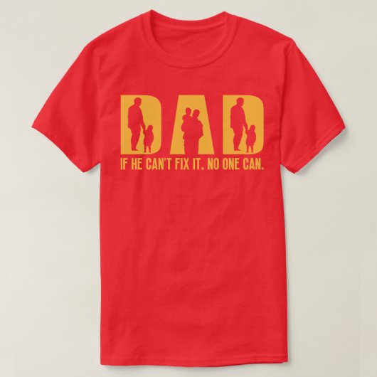 Grappige vader verjaardag t-shirt (Design voorkant)