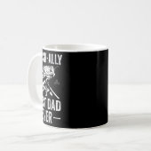 Grappige Vader Vis B Vissen Vader Koffiemok (Voorkant links)