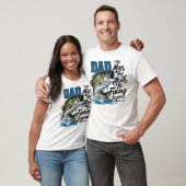 Grappige Vader Vissen Baars Grafisch T-shirt (Unisex)