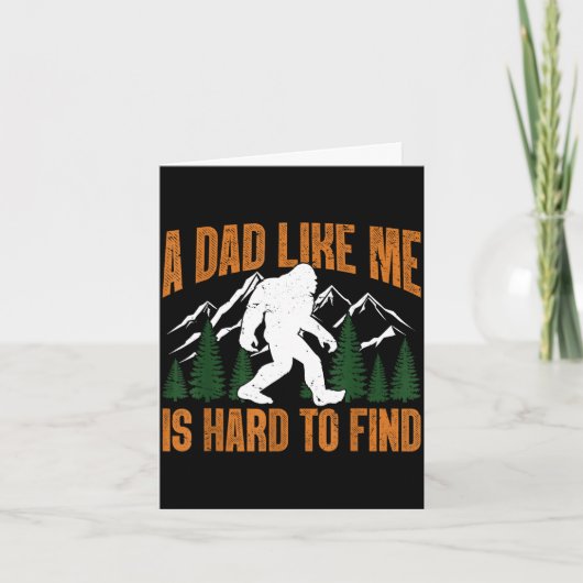 Grappige vader zoals moeilijk te vinden father's d kaart (Voorkant)