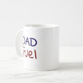 Grappige Vaderbrandstof Koffiemok (Voorkant links)