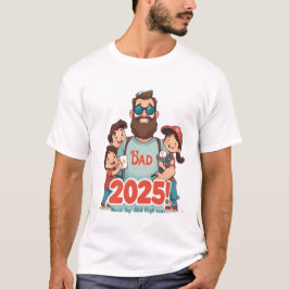 Grappige Vaderdag 2025 T-shirt