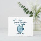 Grappige vaderdag 2025 uitnodiging briefkaart (Staand voorkant)