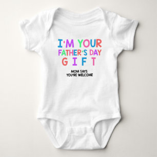 Grappige Vaderdag Baby Girl Outfit Romper