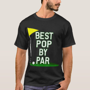 Grappige Vaderdag Beste Pop door Par Golf Gift T-shirt