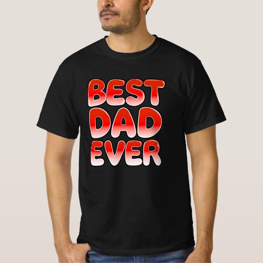 GRAPPIGE VADERDAG BESTE VADER OOIT T-SHIRT (Voorkant)