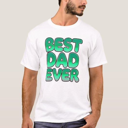 GRAPPIGE VADERDAG BESTE VADER OOIT T-SHIRT (Voorkant)