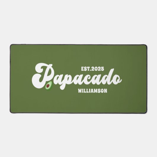 Grappige Vaderdag cadeau voor aanstaande vader Bureaumat (Voorkant)