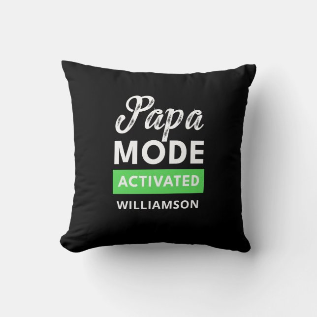 Grappige Vaderdag cadeau voor aanstaande vader Kussen (Voorkant)