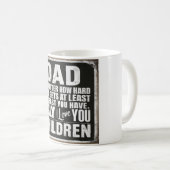 Grappige Vaderdag Cadeaus voor papa en opa Koffiemok (Voorkant rechts)