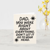 Grappige Vaderdag Citaten Papa Liefde Grap Kaart (Gele Bloem)