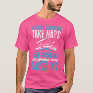 Grappige Vaderdag Cool grootvaders zijn Pontoon Bo T-shirt