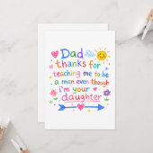 Grappige Vaderdag - Cool Opa Humor Cadeau Ontwerp Kaart (Voorkant / Achterkant in situ)