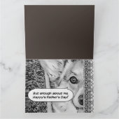 Grappige Vaderdag Corgi Kaart (Binnen)