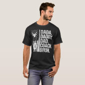 Grappige Vaderdag Dada Papa Bruh Baseball T-shirt (Voorkant volledig)