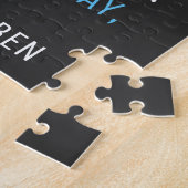 Grappige Vaderdag "Dit is geen Oefening" Vadergrap Legpuzzel (Zijkant)
