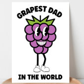 Grappige Vaderdag Druivigste papa van de wereld gr Feestdagen Kaart