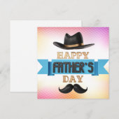 Grappige Vaderdag Feestdagenkaart (Voorkant / Achterkant)