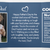 Grappige Vaderdag foto voeding Drieluik Kaart (Binnenkant midden)