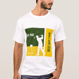 Grappige Vaderdag Golf Gift Beste vader ooit door T-shirt