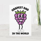Grappige Vaderdag Grapest vader in de wereld grap  Feestdagen Kaart (Voorkant)