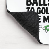Grappige Vaderdag Het kost veel tijd om te golfen Muismat (Hoek)