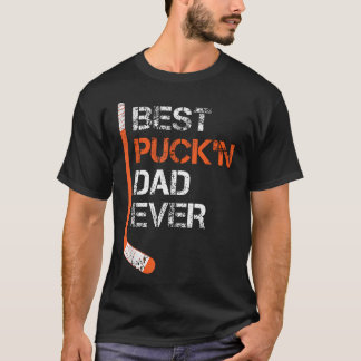 Grappige Vaderdag Hockey Vader Beste Puck'N Vader T-shirt
