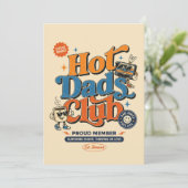 Grappige Vaderdag - Hot Dads Club Kaart (Staand voorkant)