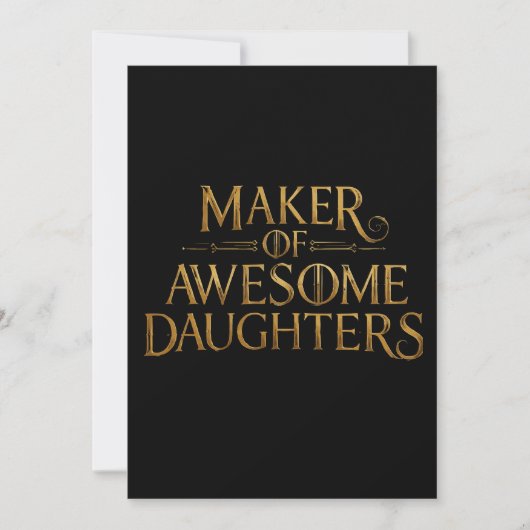 Grappige Vaderdag - Humor Cadeau Ontwerp Kaart (Voorkant)