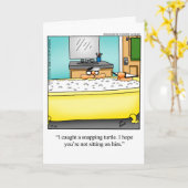 Grappige Vaderdag humor wenskaart Kaart (Gele Bloem)