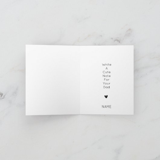 Grappige Vaderdag Kaart (Binnen)