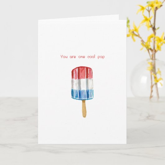 grappige vaderdag kaart (Gele Bloem)